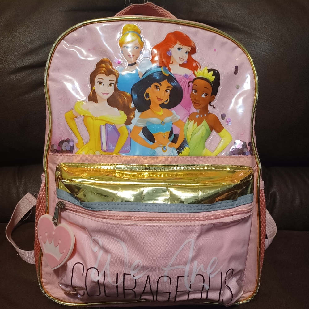 Princess backpack, pink